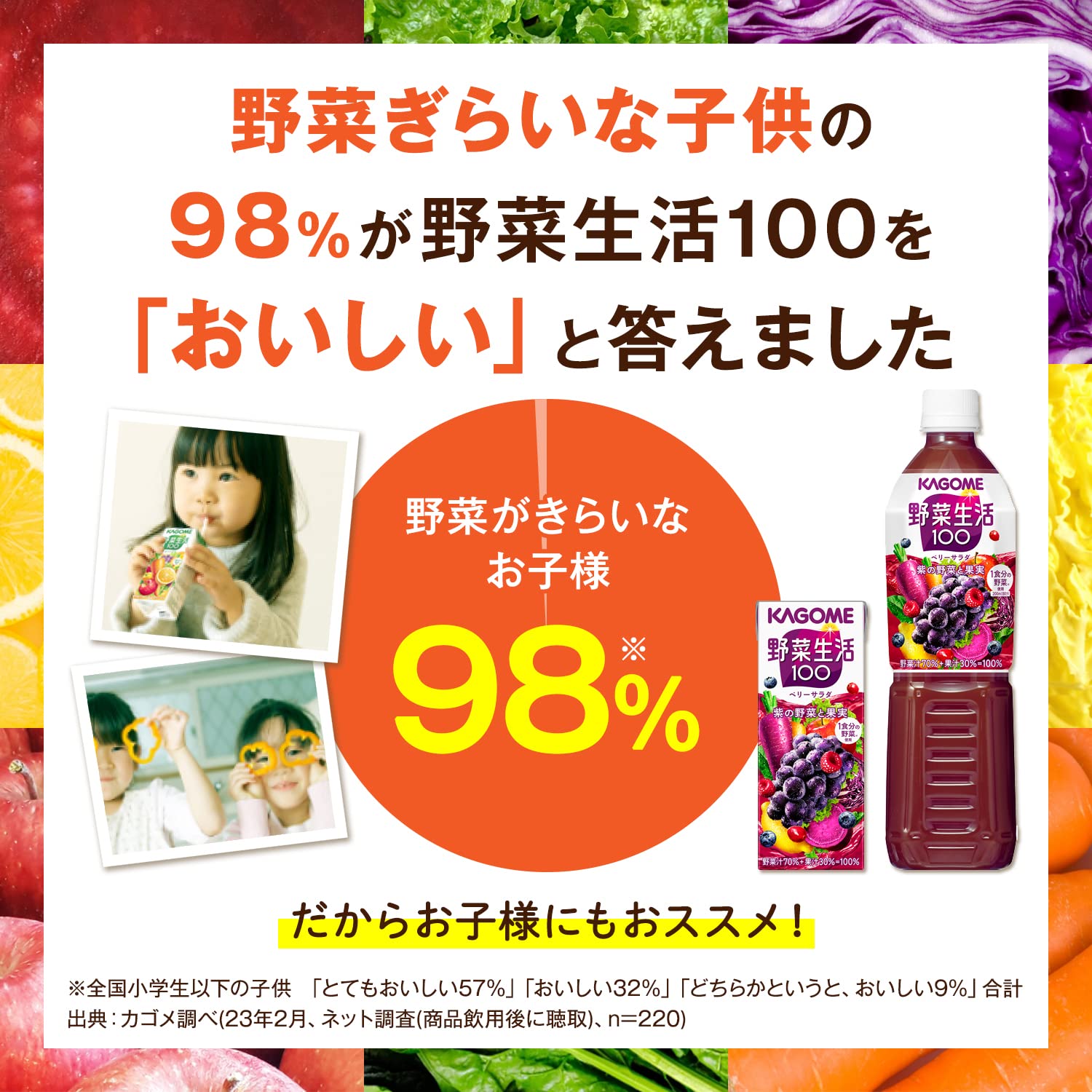 Amazon.co.jp: 【Amazon.co.jp限定】カゴメ 野菜生活100 ベリーサラダ