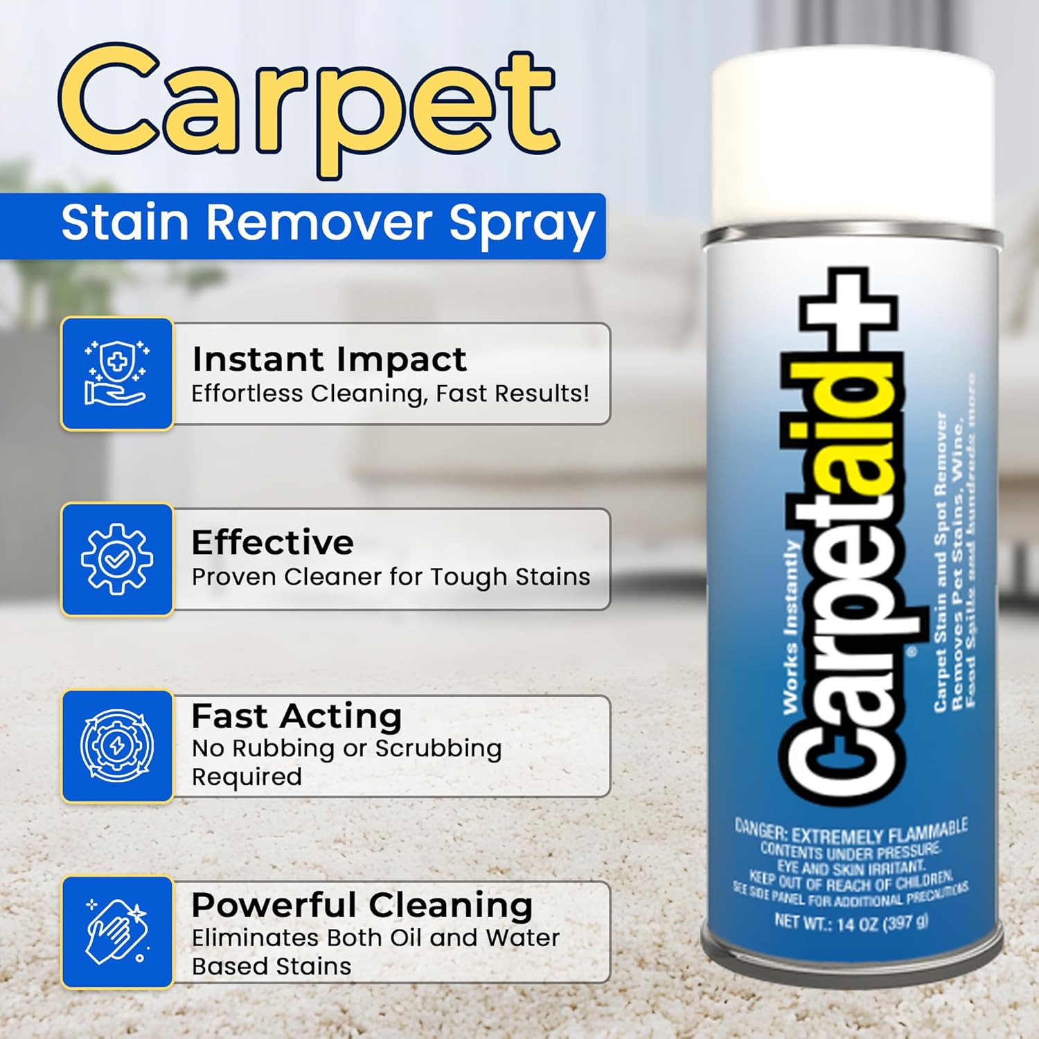 Say Goodbye to Stains: Ultimate Review of Carpet Stain Remover Spray