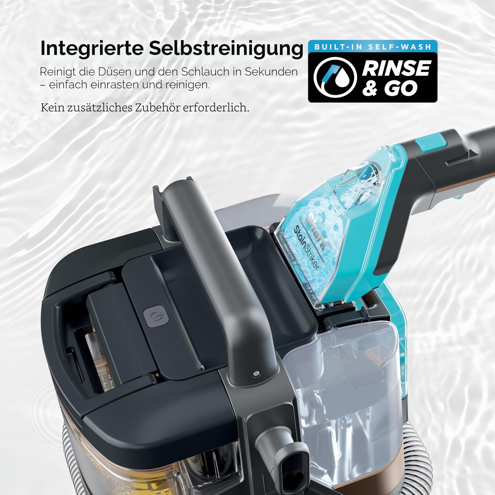 Shark, Tragbarer Teppich-, Teppich- und Polsterreiniger für Haustiere, PX251, StainStriker mit HairPro-Technologie