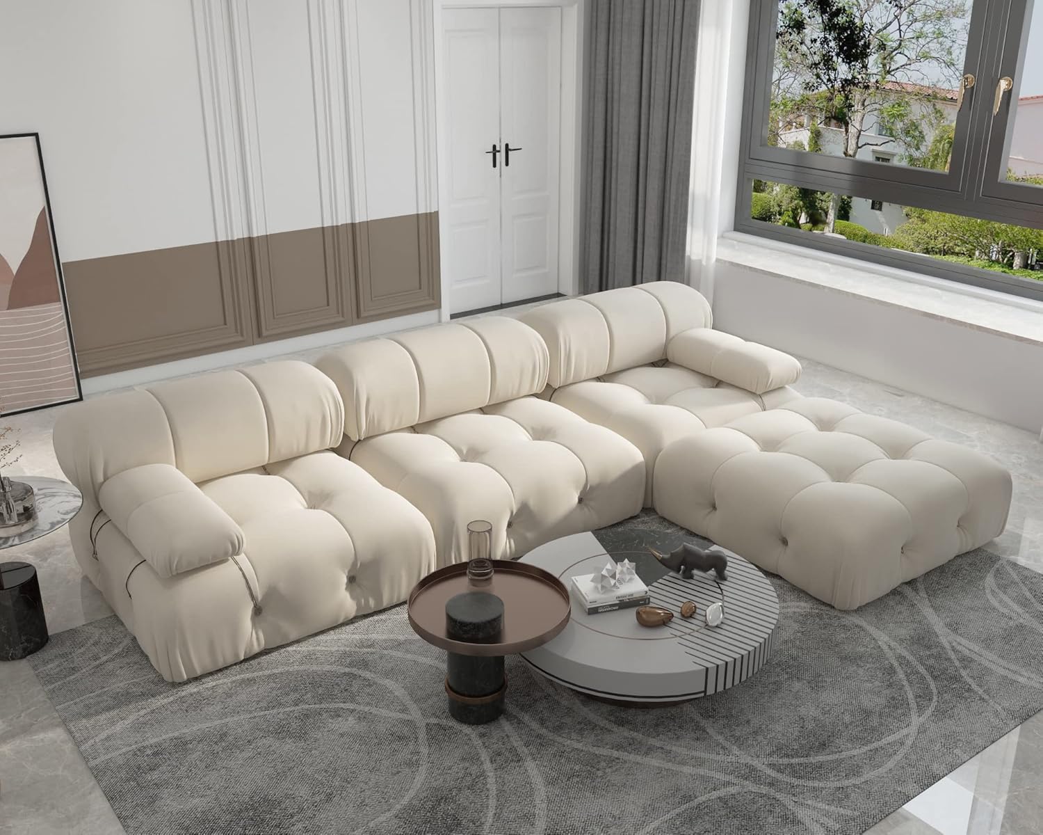 BOKIFOL Sectional Sofa, Modular Sectional Couch with
