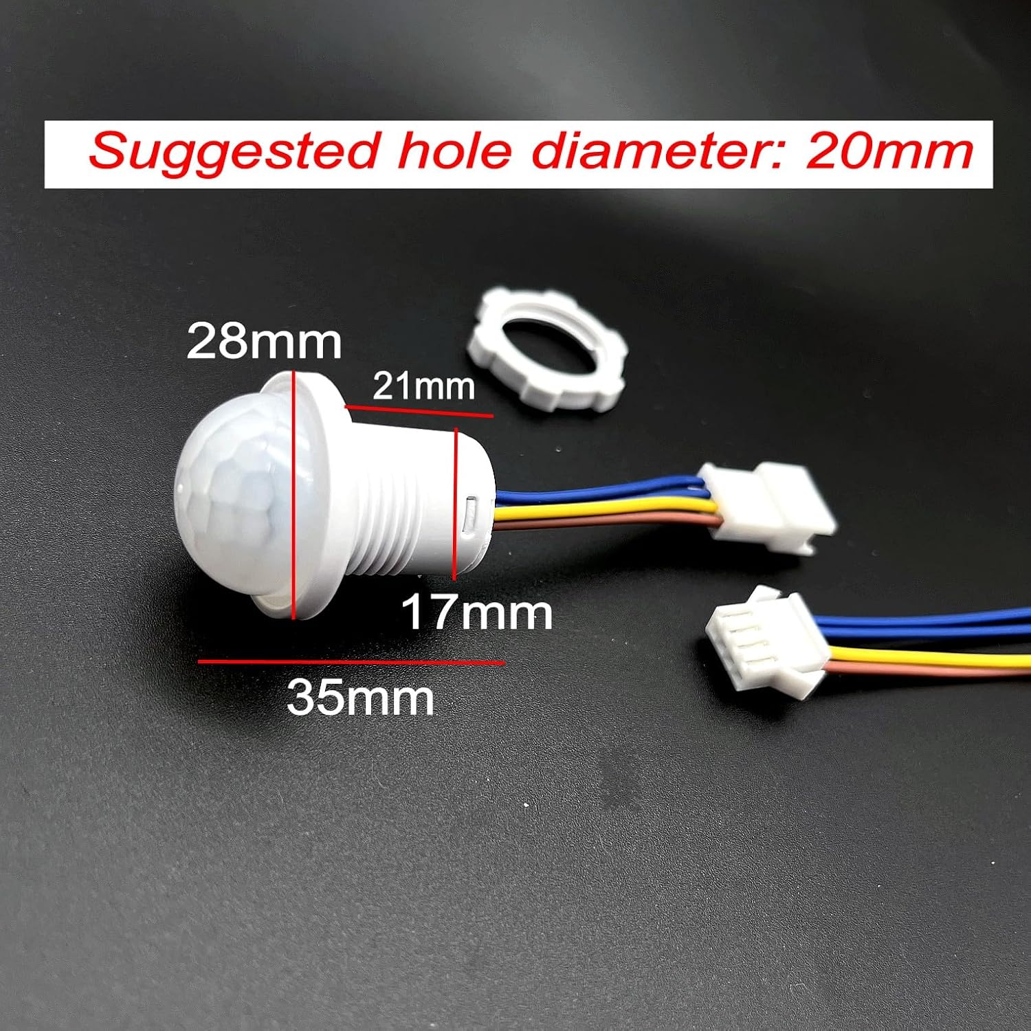 JZK 2X AC 110-220V PIR Motion Sensor Module, pir Infrared Motion Sensor Detector Switch for led Lighting, pir Sensor for Ceiling Light/Downlight, Light Sensor Module 6 81nmoXm8K3L. AC SL1500