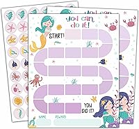 Vista 17 de 10 Tablas de Recompensas de Astronautas del Espacio Exterior con 216 Calcomanías Redondas, Tabla de Comportamiento de Incentivos para Niños en Casa