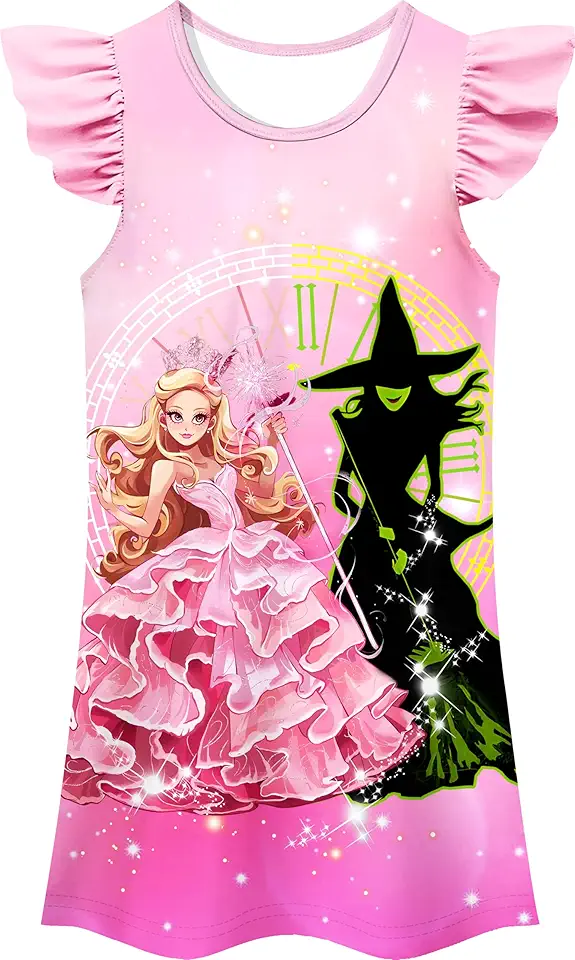 Choeeya Kids Girls Casual Dress Novetly Dresses 4-12 Years