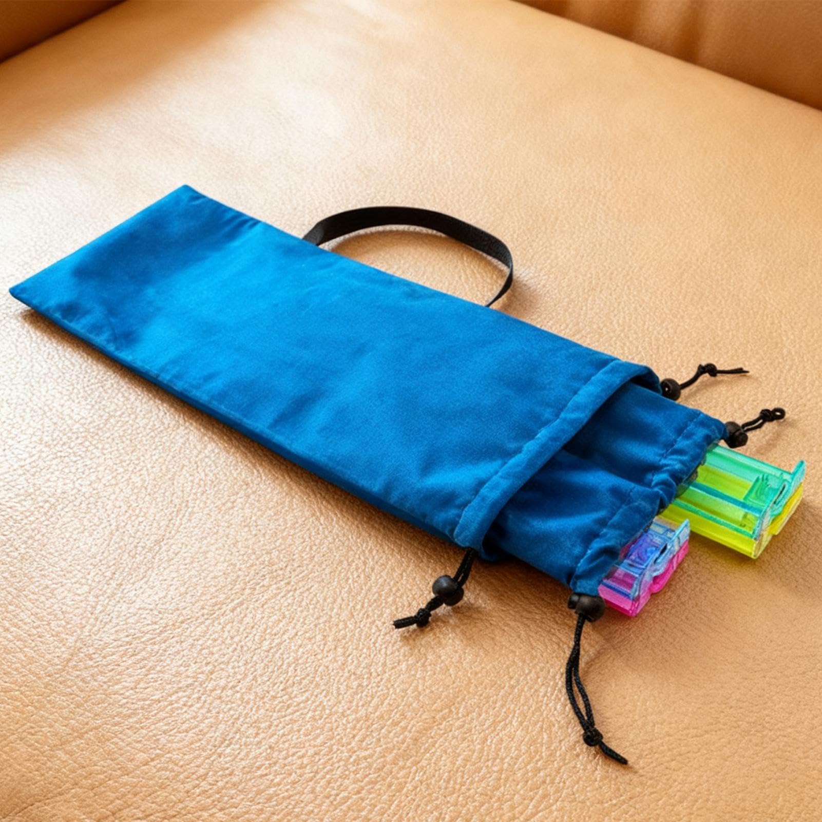 Mahjong - Borsa portaoggetti portatile, protettiva a doppio strato, per famiglia, , feste, giochi, viaggi, uso quotidiano, casa, interni ed esterni