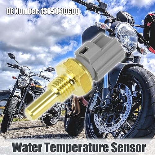 Miniatura 2 de Motoforti Sensor de temperatura del refrigerante de agua del motor de 2 pines 13650-10G00 para Suzuki TL1000R 1998-2003 para Suzuki King Quad 500