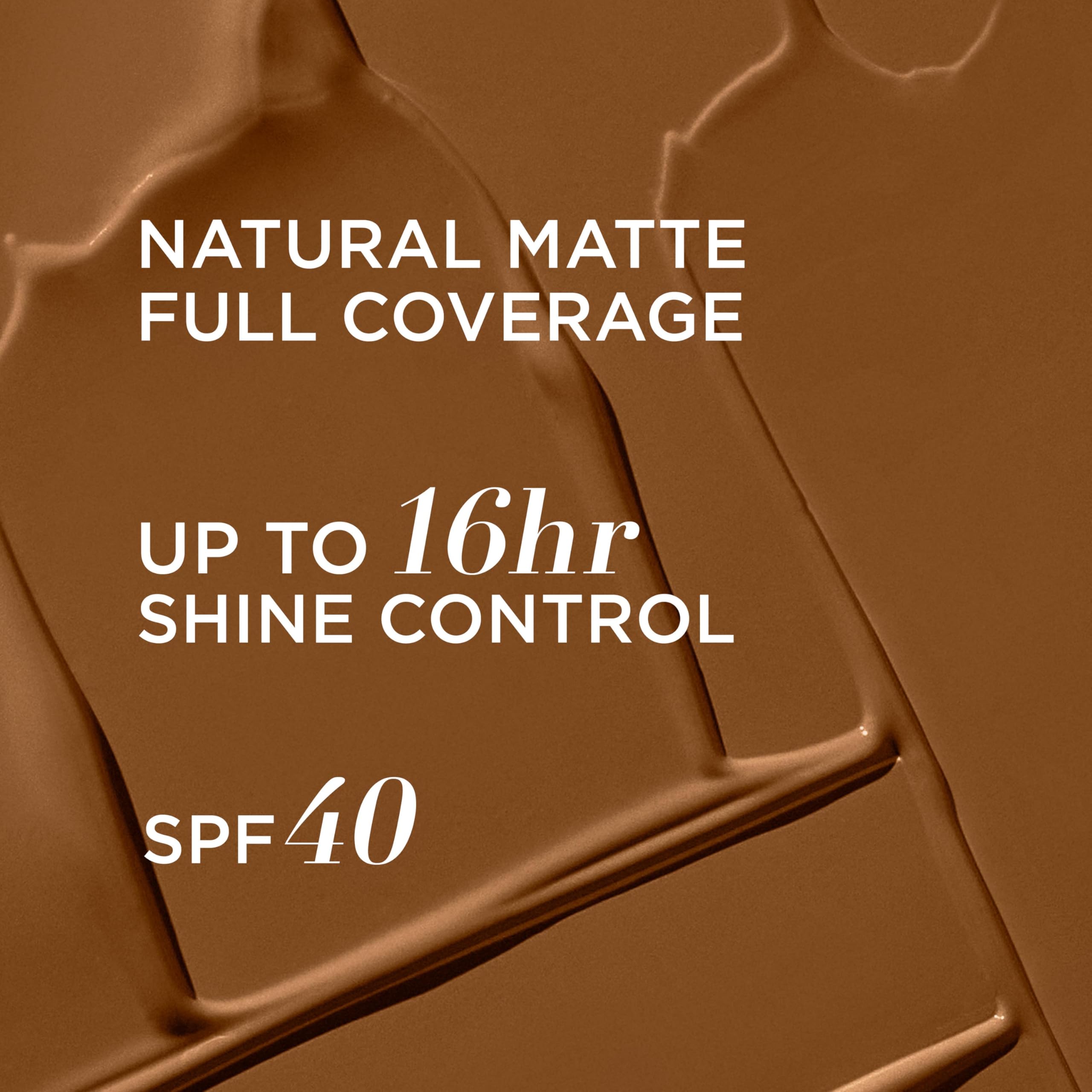 IT Cosmetics Full Coverage Foundation, Natural Matte, Made with Hyaluronic Acid, SPF 40 Protection, Your Skin But Better CC+ - Image 3