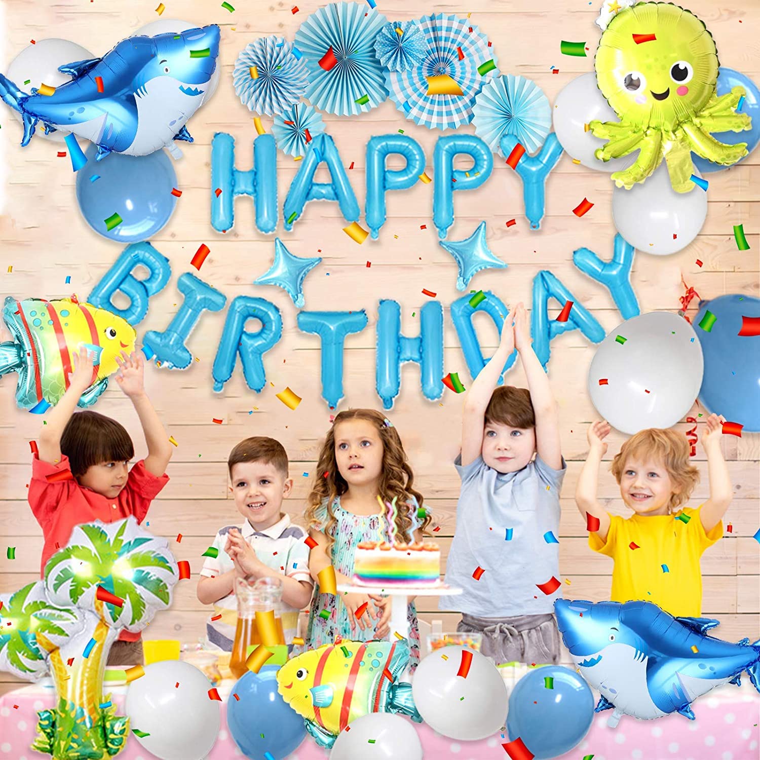 Party Corner Ocean Theme Birthday Party Decoration Box Ocean Themed