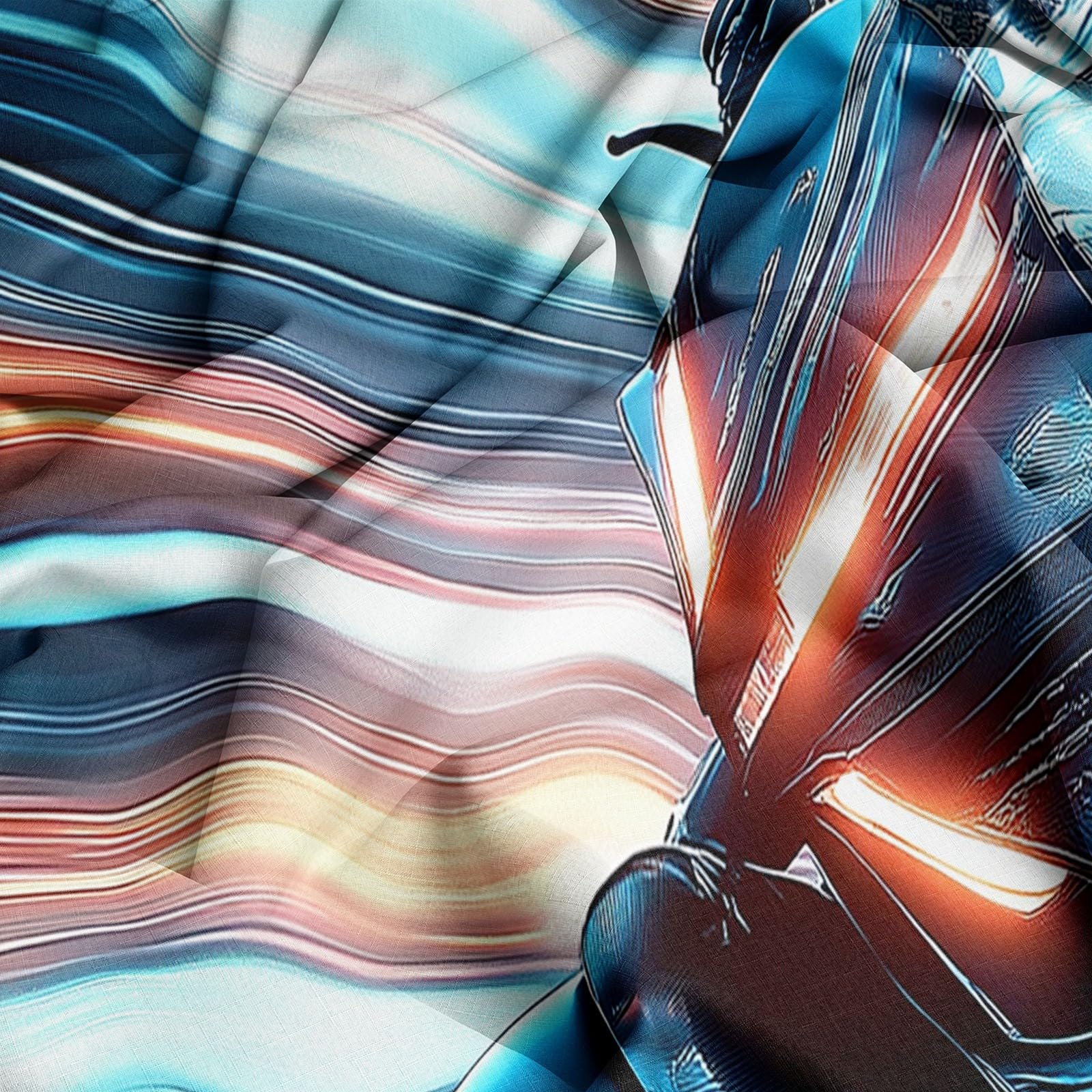 Zestaw pościeli Speed Motorcycle Technology miękki nadruk zestaw pościeli ze szczotkowanej mikrofibry poszewka na kołdrę z poszewkami na poduszki 230 x 220 cm, prezenty dla mamy, dekoracja sypialni