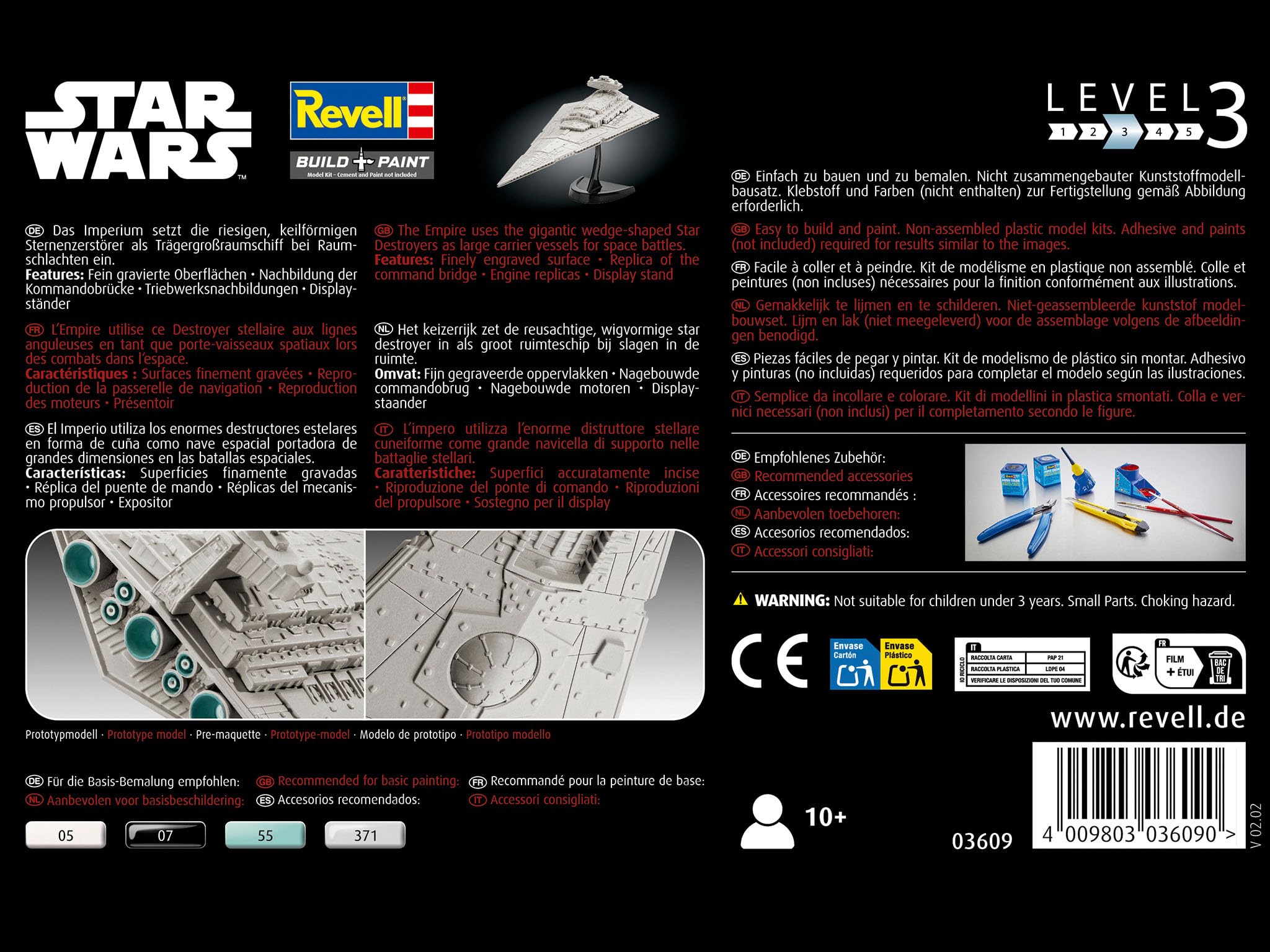 Amazon.com: Revell 03609 Star Wars Rogue One Imperial Star