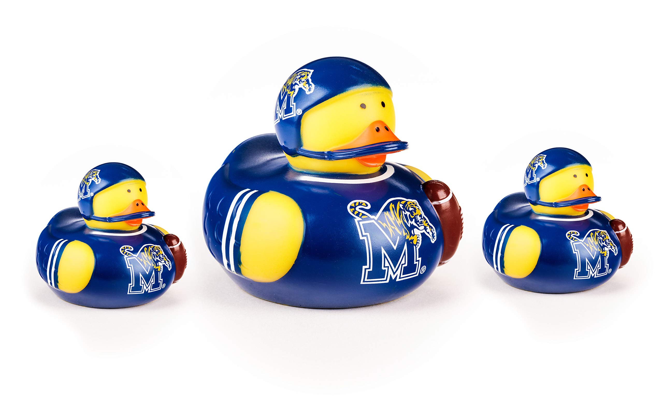 BSI NCAA Memphis Tigers All Star Ducks, Blue, one Size (Pack of 3)