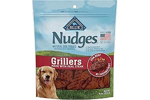 Nudges Grillers Premium Large Dog Treats Made in the USA | Wholesome...