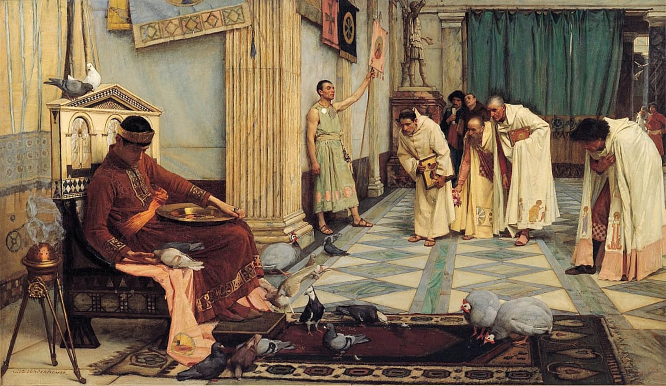 POSTERIIk Vintage Print Pop Art Landscape Artwork of Adonis by John William Waterhouse Art Prints for Office Home Decor 60x90cm