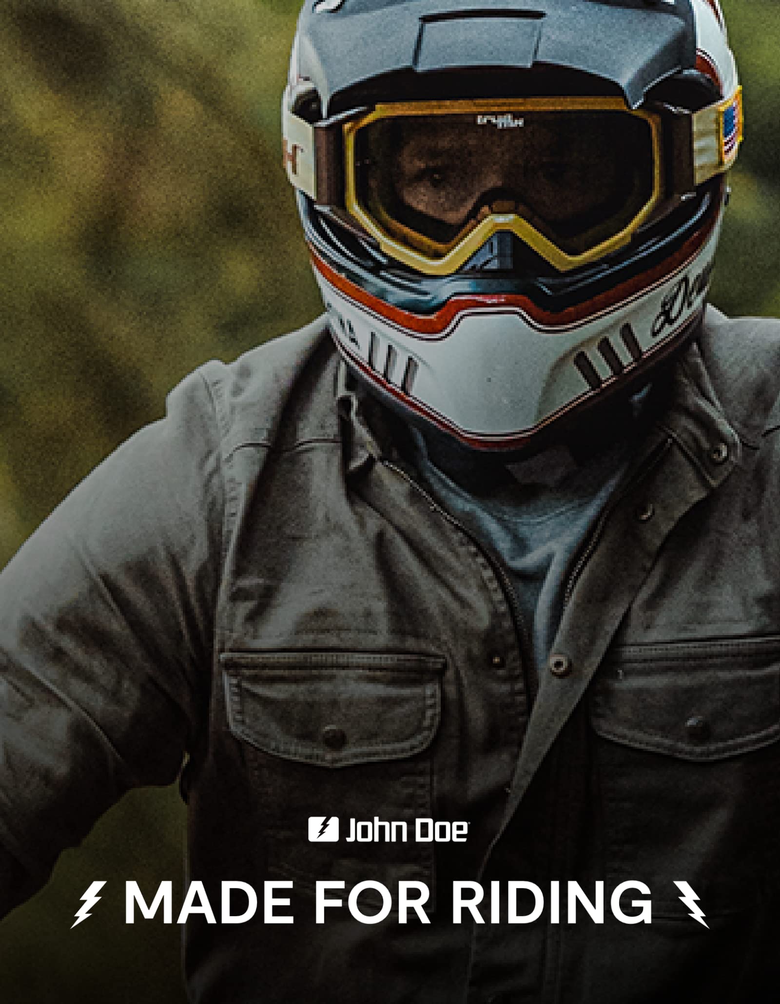 John Doe Koszula Mężczyźni Motoshirt Olive
