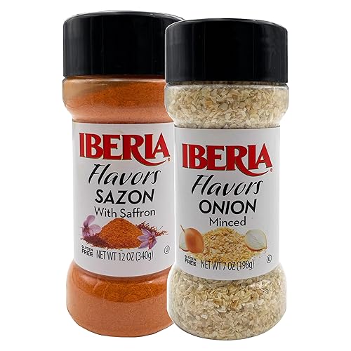 Miniatura 1 de Iberia Sazon con azafrán, 12 oz+ cebolla Iberia picada, 7 oz.