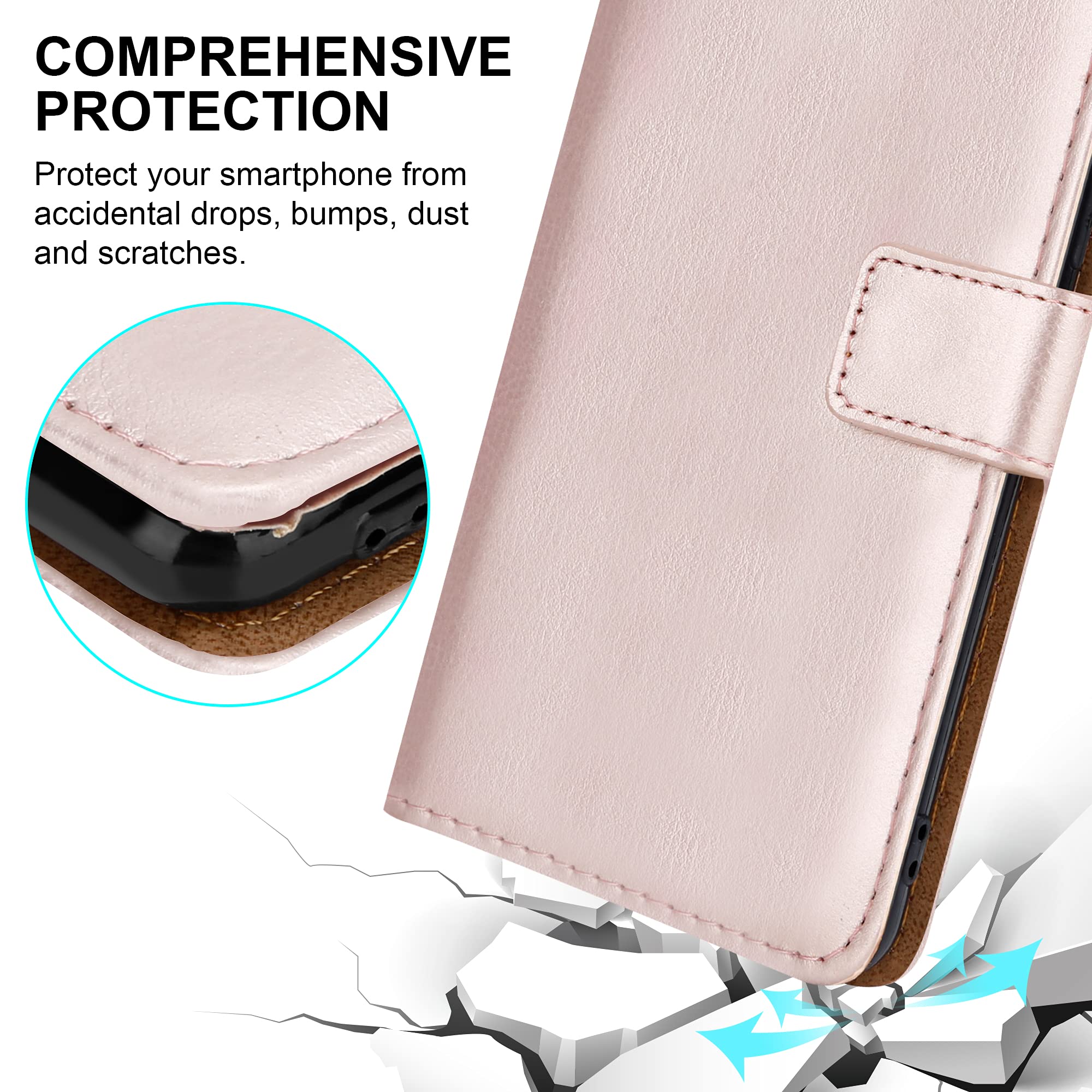 Case For Motorola Moto E7i Power XT2097 Leather Magnet Flip Wallet Phone Cover - Picture 24 of 36