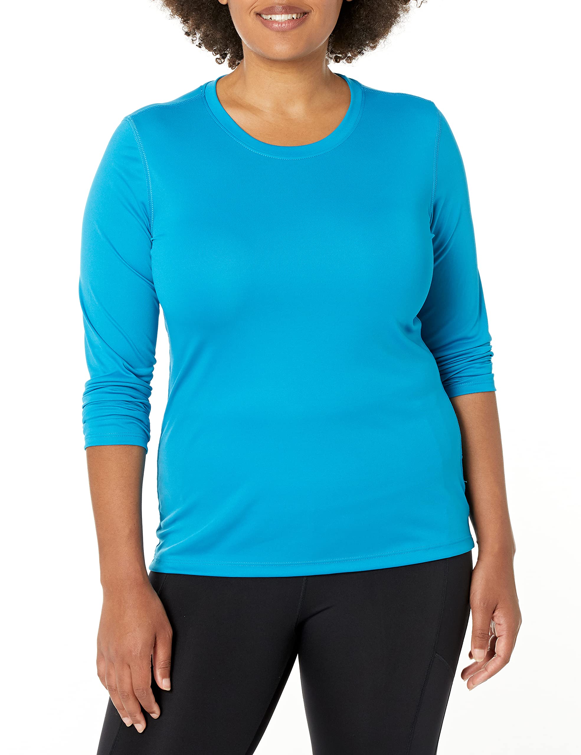 Hanes womensO9308Sport Cool Dri Performance Long Sleeve Tee Long Sleeve Shirt - Blue - XX-Large