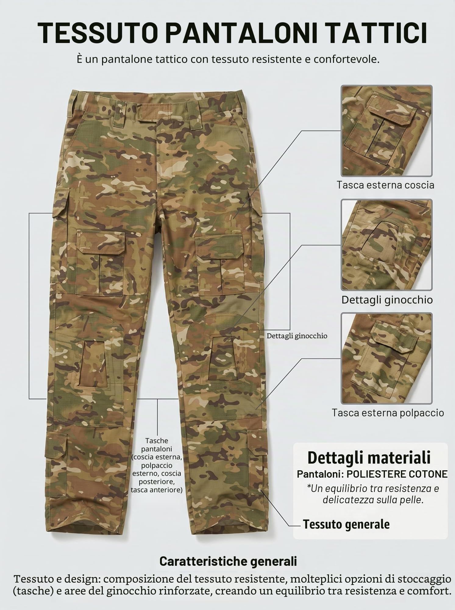 Airsoft, tuta mimetica da uomo, per paintball, combattimento, a maniche lunghe, con chiusura lampo 1/4, militare, per attività all'aperto, mimetica, abbigliamento da caccia BDU..