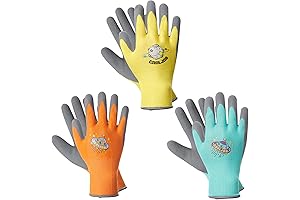 COOLJOB Gardening Gloves for Kids 5-7