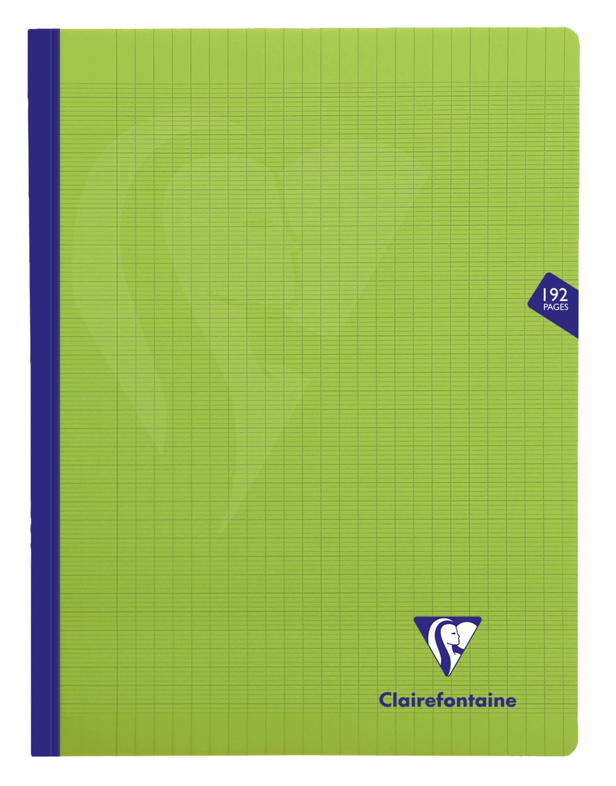 Clairefontaine 309341C - Packung mit 10 Heften Mimesys DIN A4+ 24x32 cm, 96 Blatt, französische Lineatur, 90g, farbig sortiert, 1 Pack