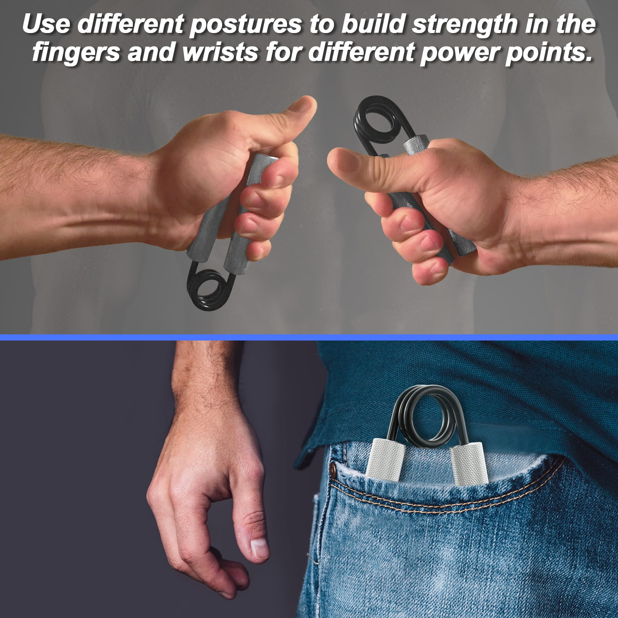 Amazon | Duomspiace ハンドグリップ強化トレーナーセット 重量