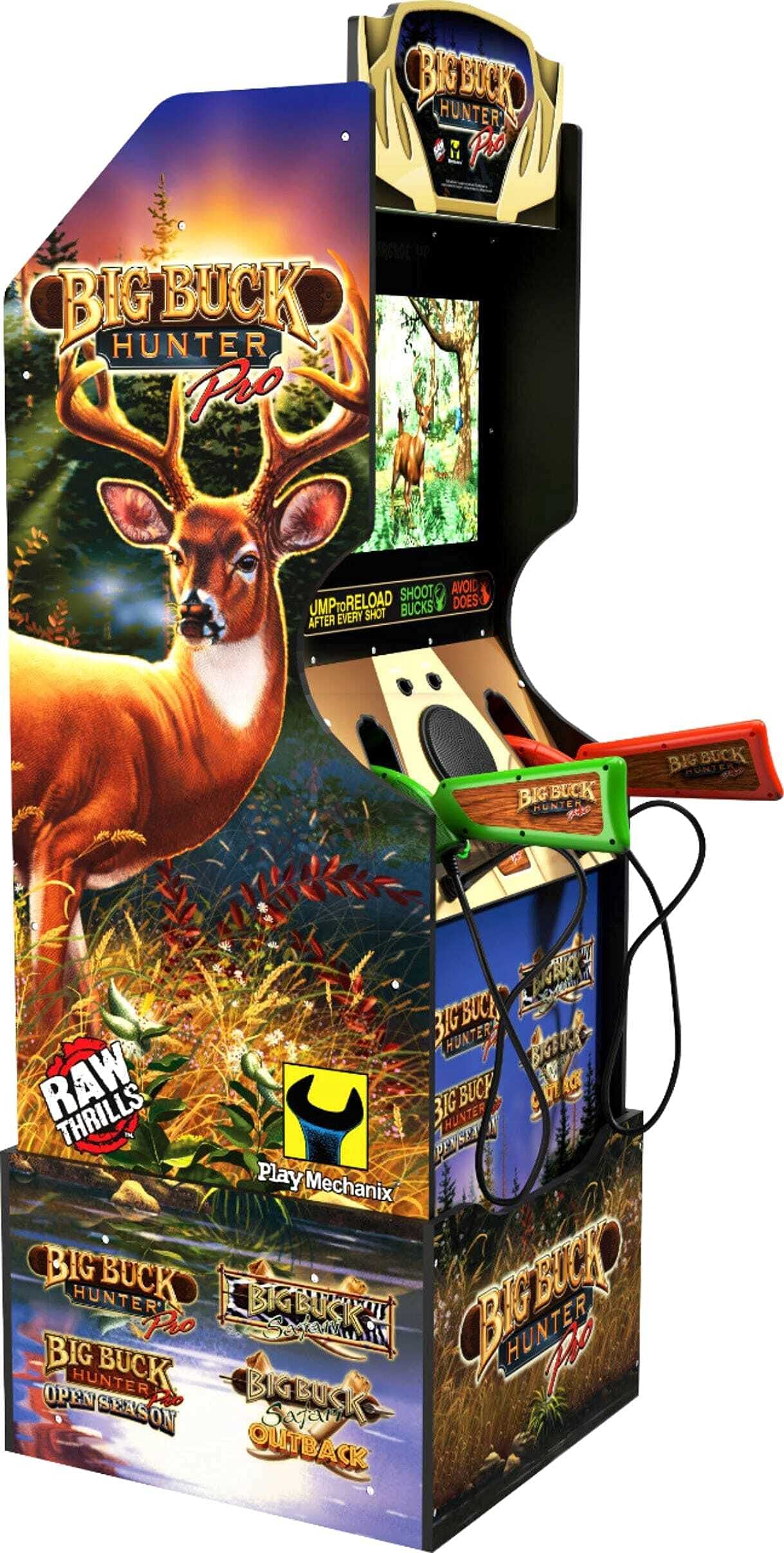 arcade1up big buck hunter pro arcade gaming cabinet 