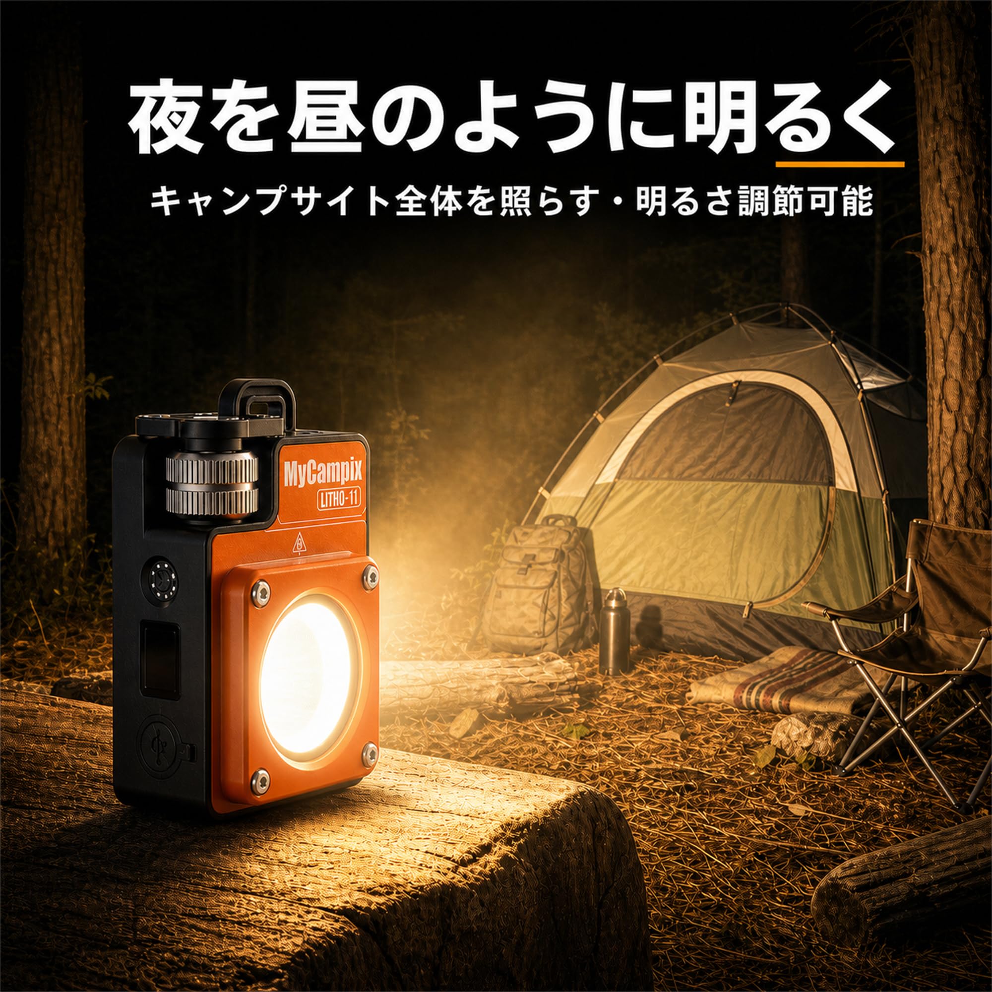 Amazon.com: MyCampix 3500LM Portable Rechargeable LED Camping