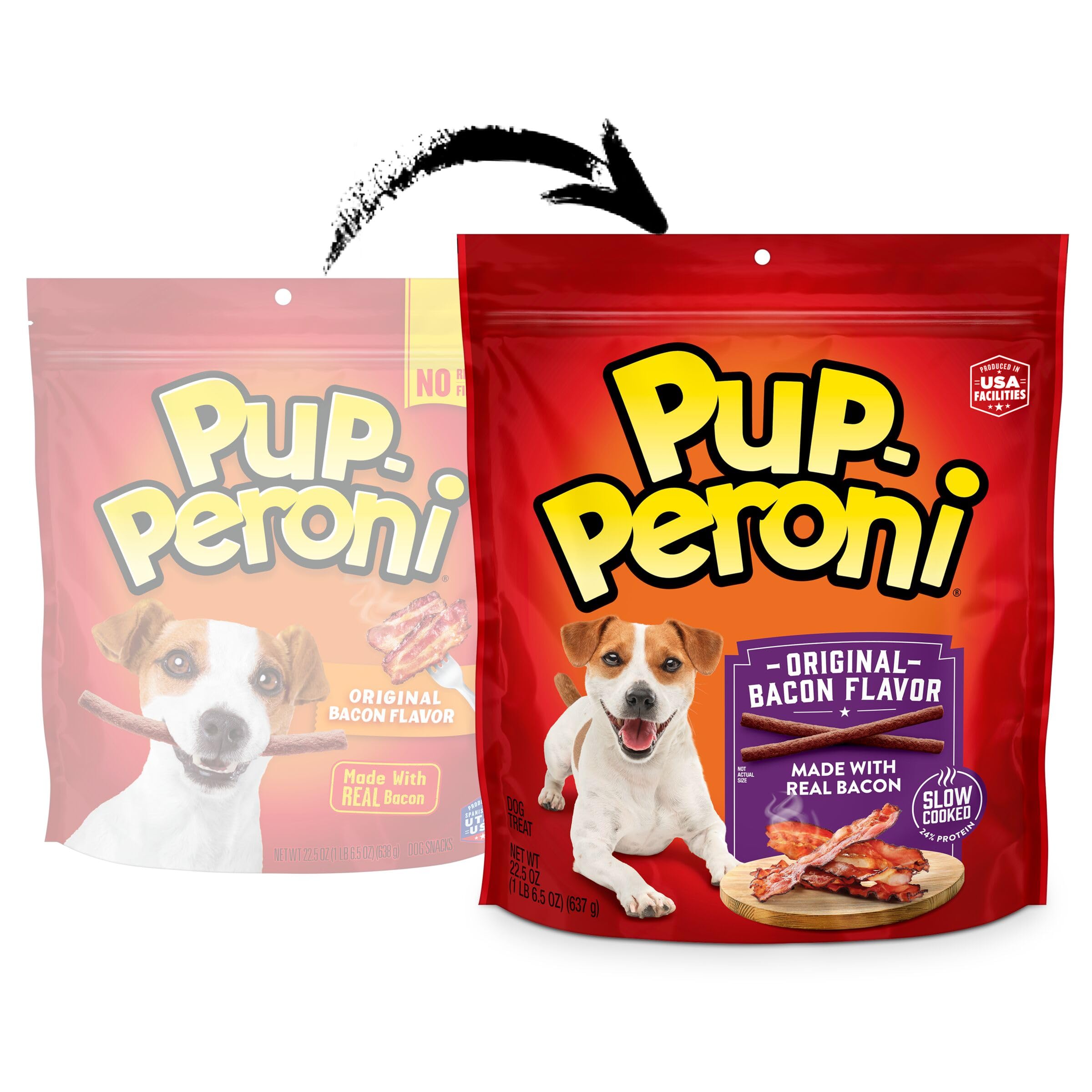 None Original Bacon Flavor Dog Treats, 22.None Ounce Bag