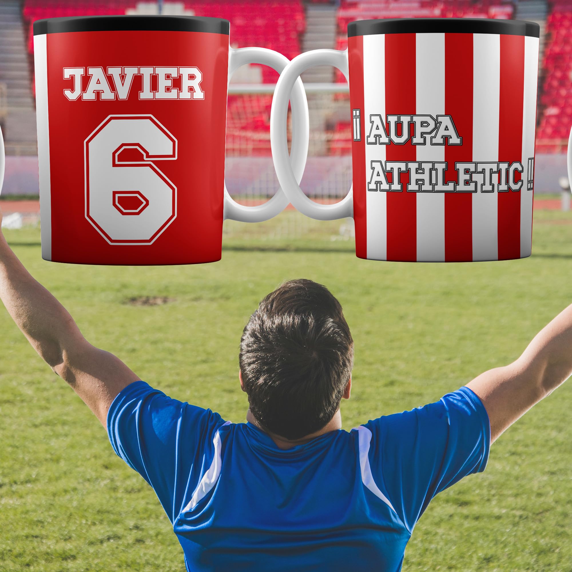 Regalo Personalizado – Oldham Athletic Taza (Club De Fútbol Diseño Tema, Blanco) – Cualquier Nombre/mensaje En Su única Taza – El Latics AFC