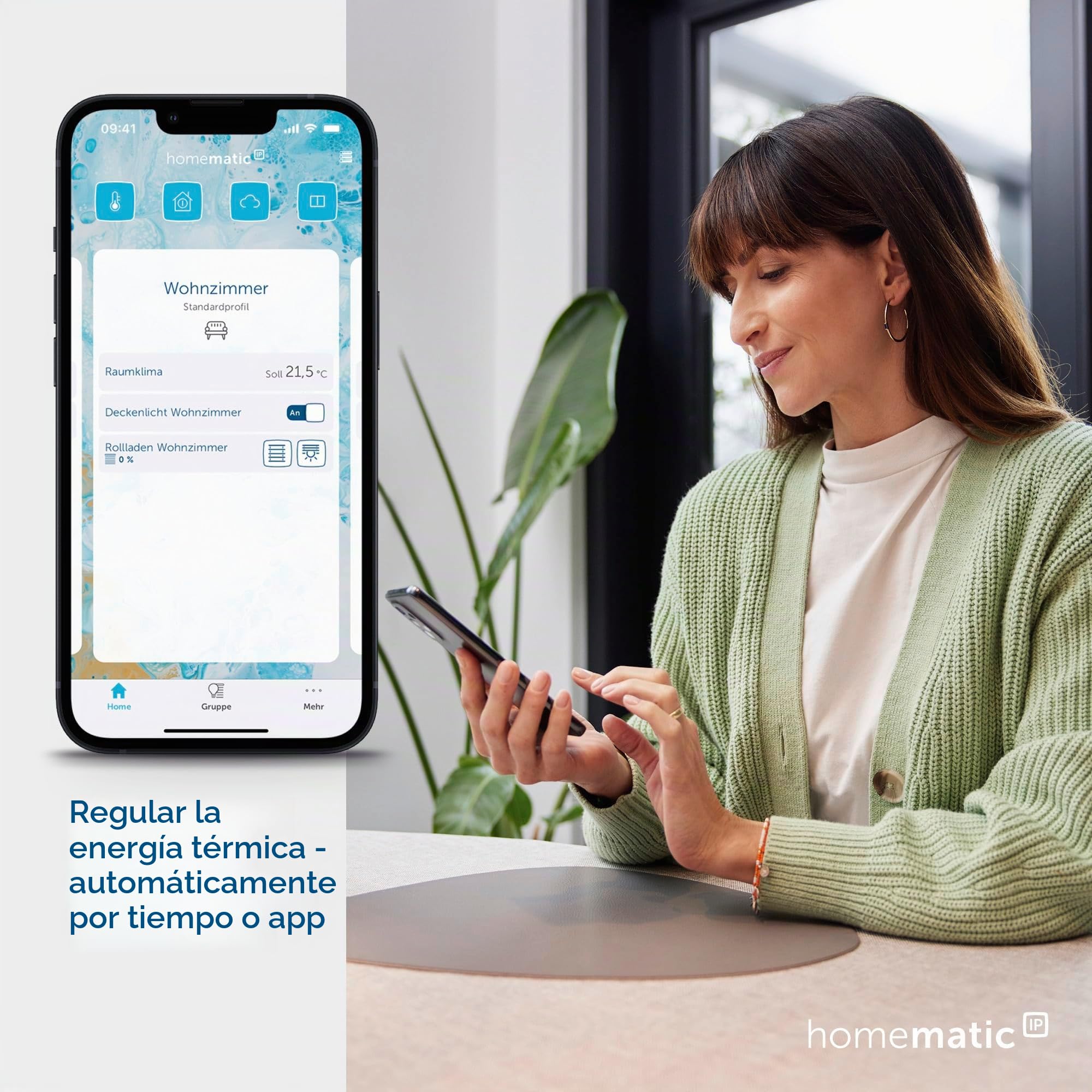 HomeMatic IP 150842 A0 actuador para calefacción – 2 capas, 3680 W, 230 V