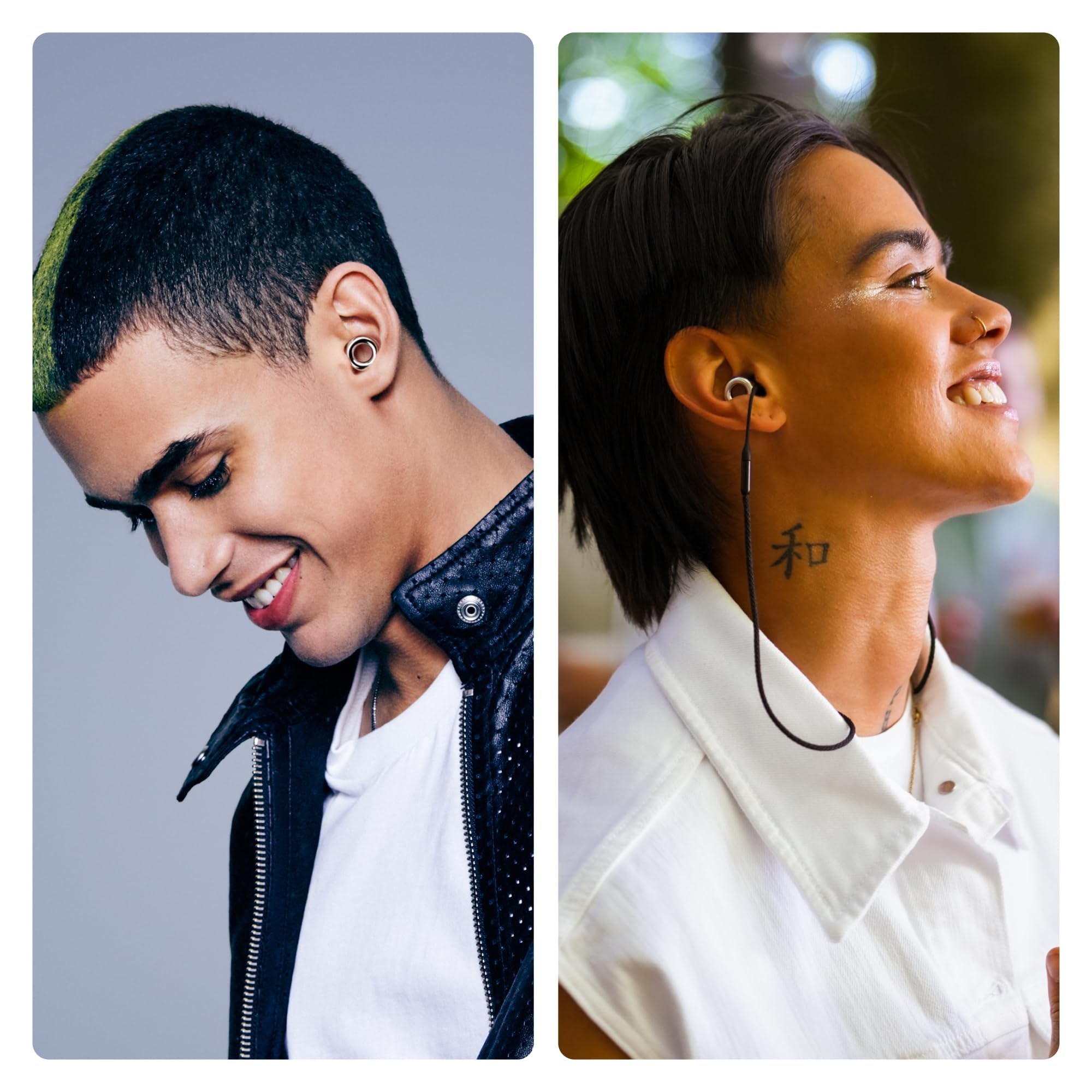 Loop Earplugs, coffret Experience Link – Experience 2 + Link | Bouchons d’oreille réutilisables pour la sensibilité au bruit, les concerts, spectacles, festivals, la conduite à mot