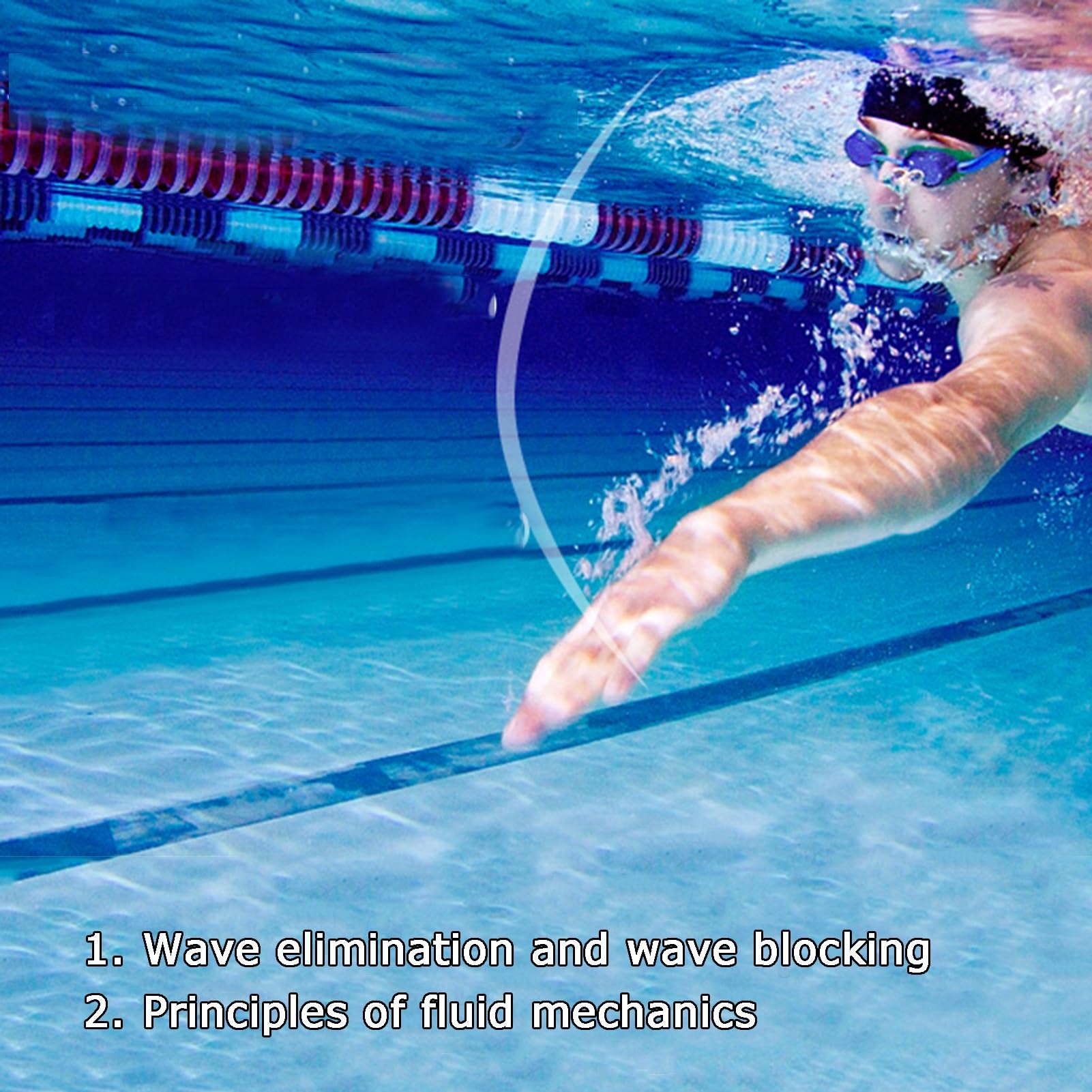 Générique Barrière de sécurité Flottante pour Piscine avec bouées - Corde de sécurité Facile à Installer pour piscines et Parcs Aquatiques (900 cm) - Solution de sécurité et de Protection Essentielle