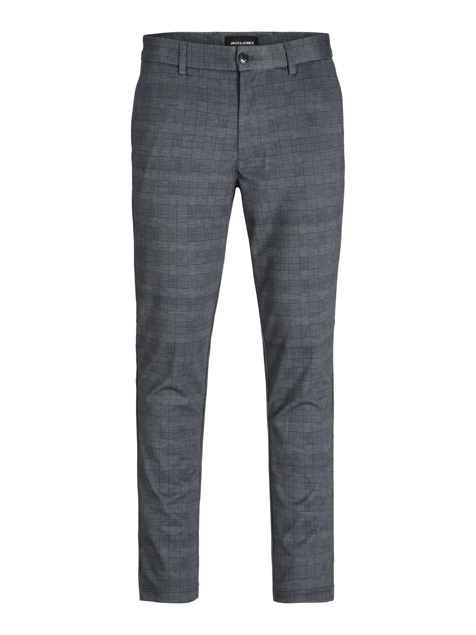 Jack & Jones slim smart trouser in grey check