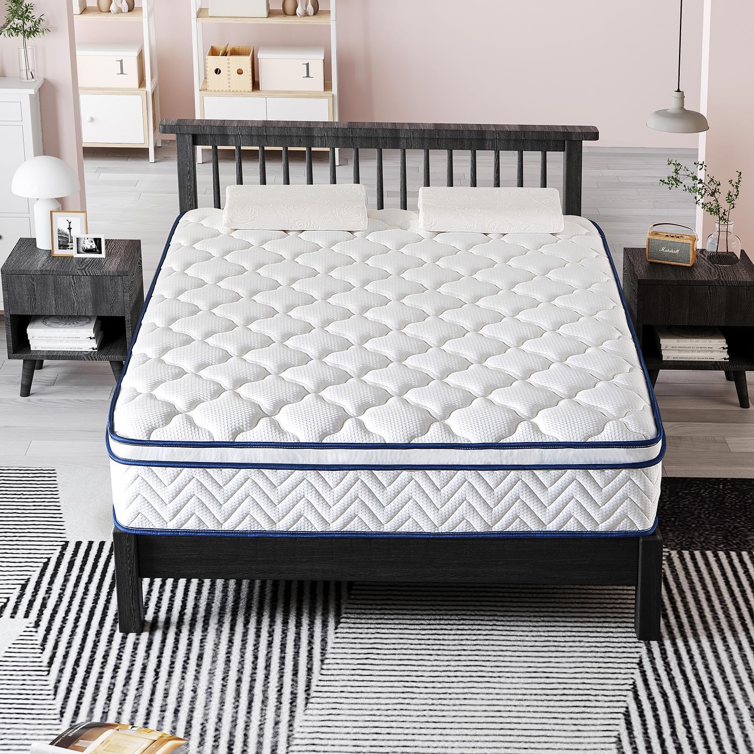 12 Inch Twin Hybrid Mattress in a Box - Gel Memory Foam