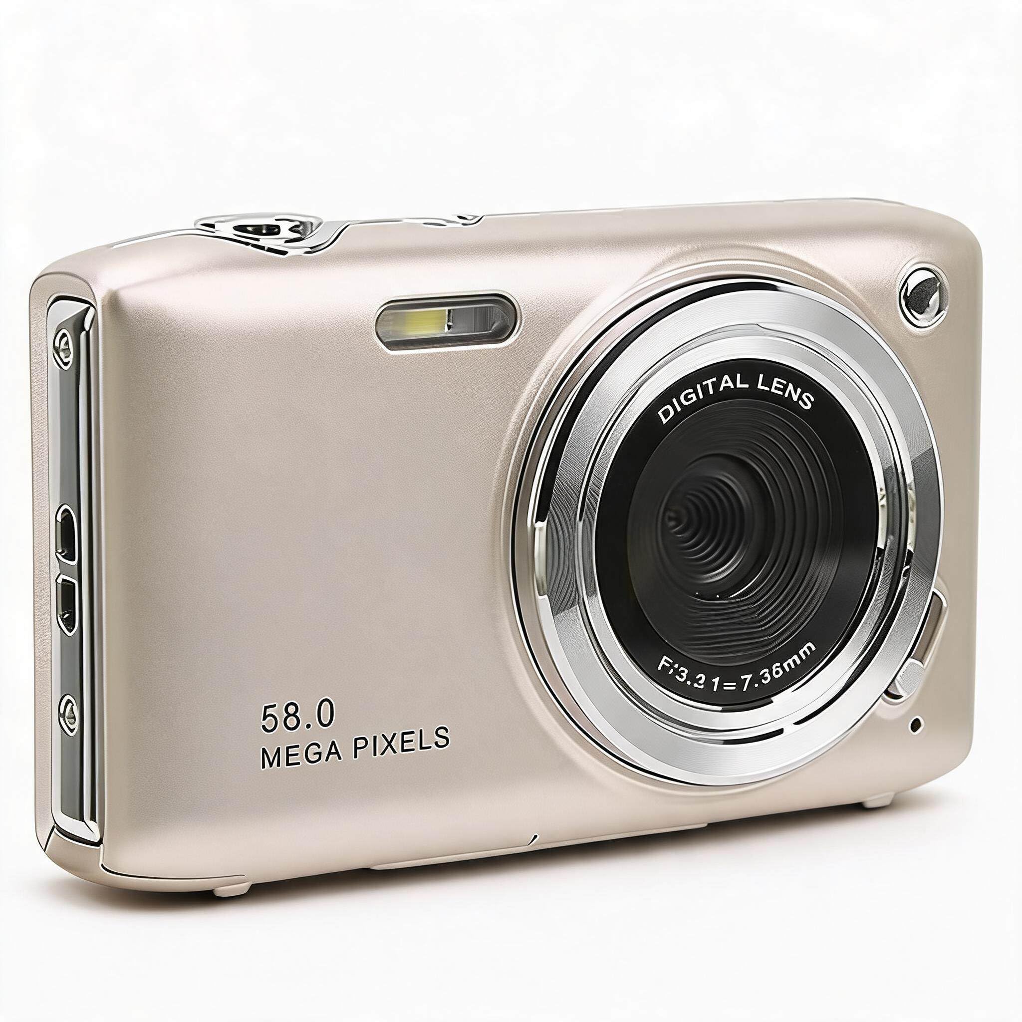 Video Camera Camcorder Digital Camera Recorder, 58MP 4K Full HD DV Camera with 2.88 Inch TFT Screen, 16X Zoom Macro Timed Photography, Anti Shaking, Built in 800mAh Battery (Gold)-picture-29
