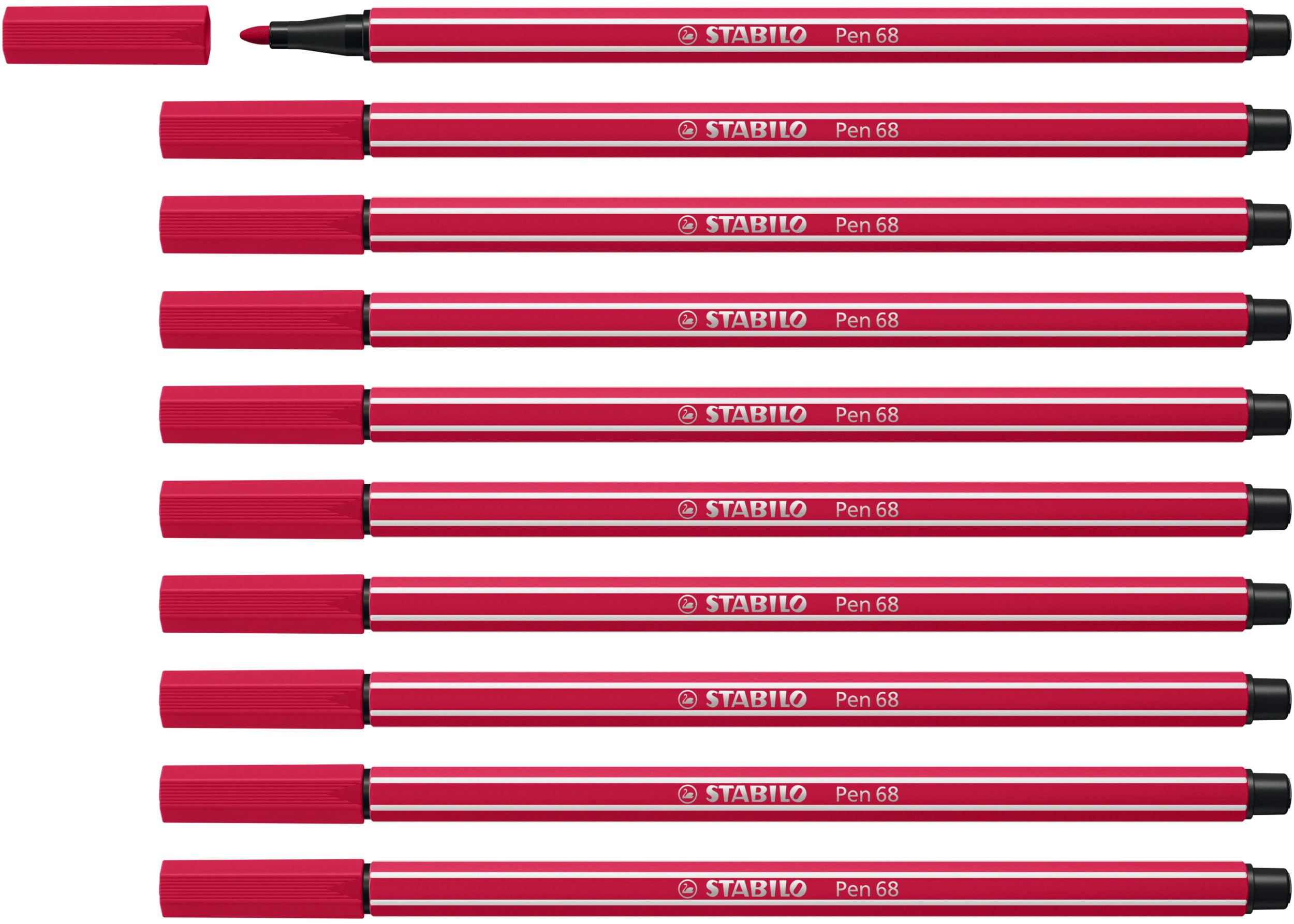 STABILO - Rotulador premium - Pen 68 - Pack de 10 - rosa neón — view 21