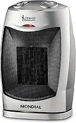 Aquecedor Termo Ceramic, Mondial, Preto/Prata, 1500W, 220V - A-05