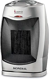 Aquecedor Termo Ceramic, Mondial, Preto/Prata, 1500W, 110V - A-05