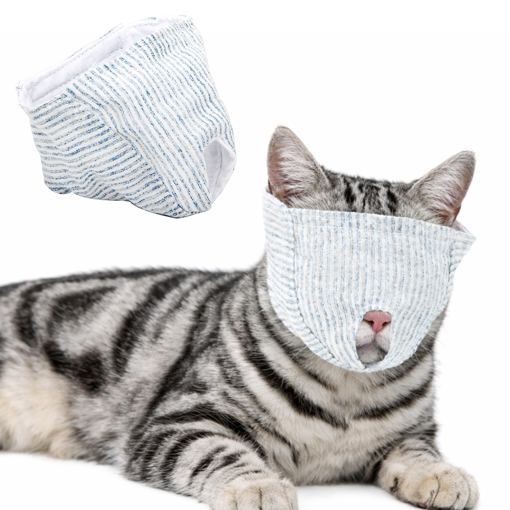 Amazon | 猫 マスク 爪切り 猫用 耳掃除 目隠し 洗える 噛みつき 防止
