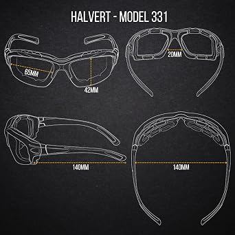 Halvert Motorcycle Sunglasses Riding Glasses