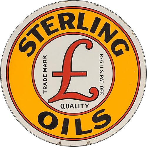 Miniatura 157 de Brotherhood Letrero de gas vintage de reproducción de letreros de metal vintage, letrero redondo de metal para garaje y hogar, 8 pulgadas de Nourse