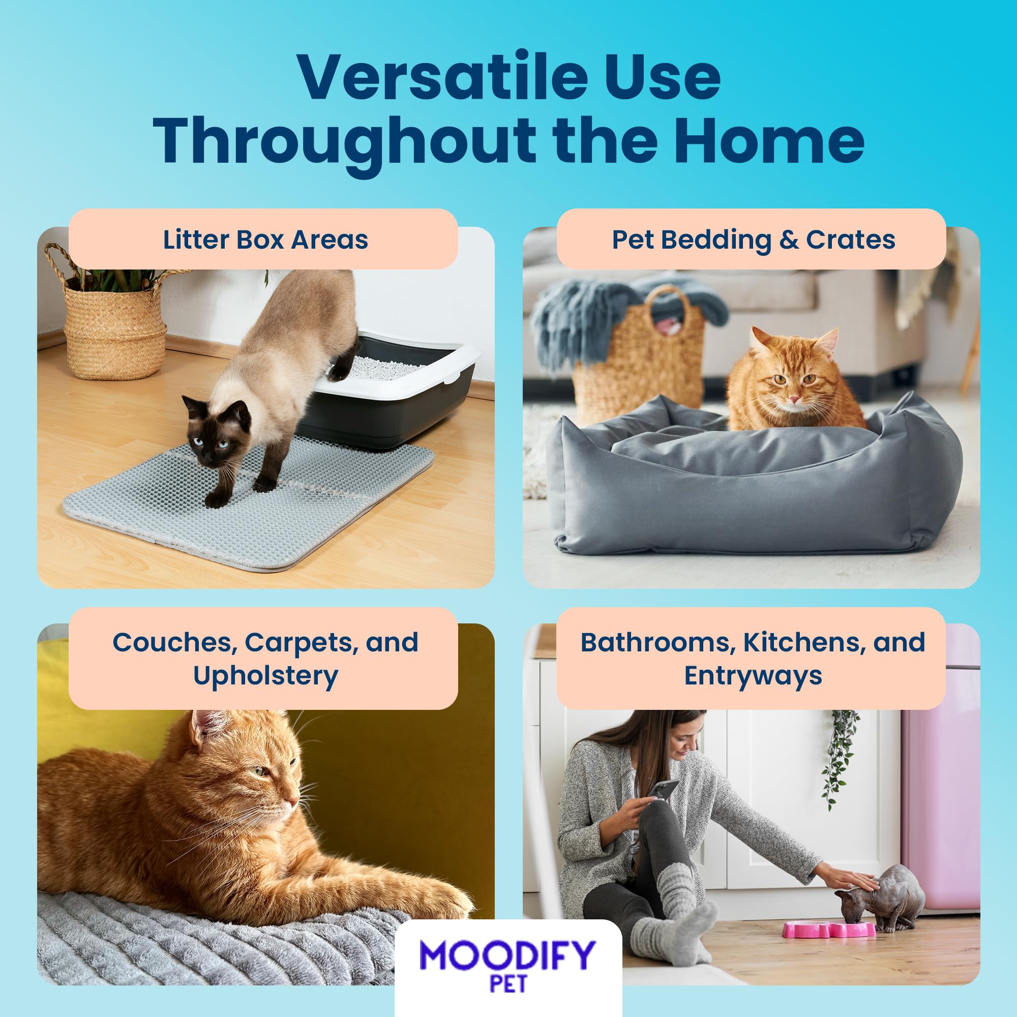 MoodifyPet Neutralizador de olores con tecnología WhiteScent (1 unidad)