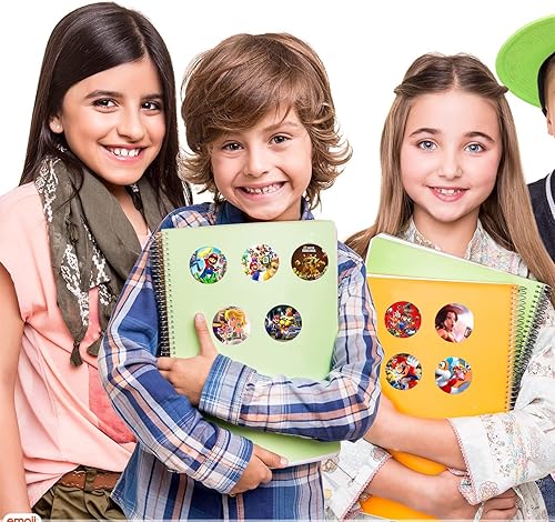 Miniatura 8 de 120 Pcs Super Great Mario Stickers Birthday Party Supplies for Kids,Anime Cartoon S-uper Mario Stickers