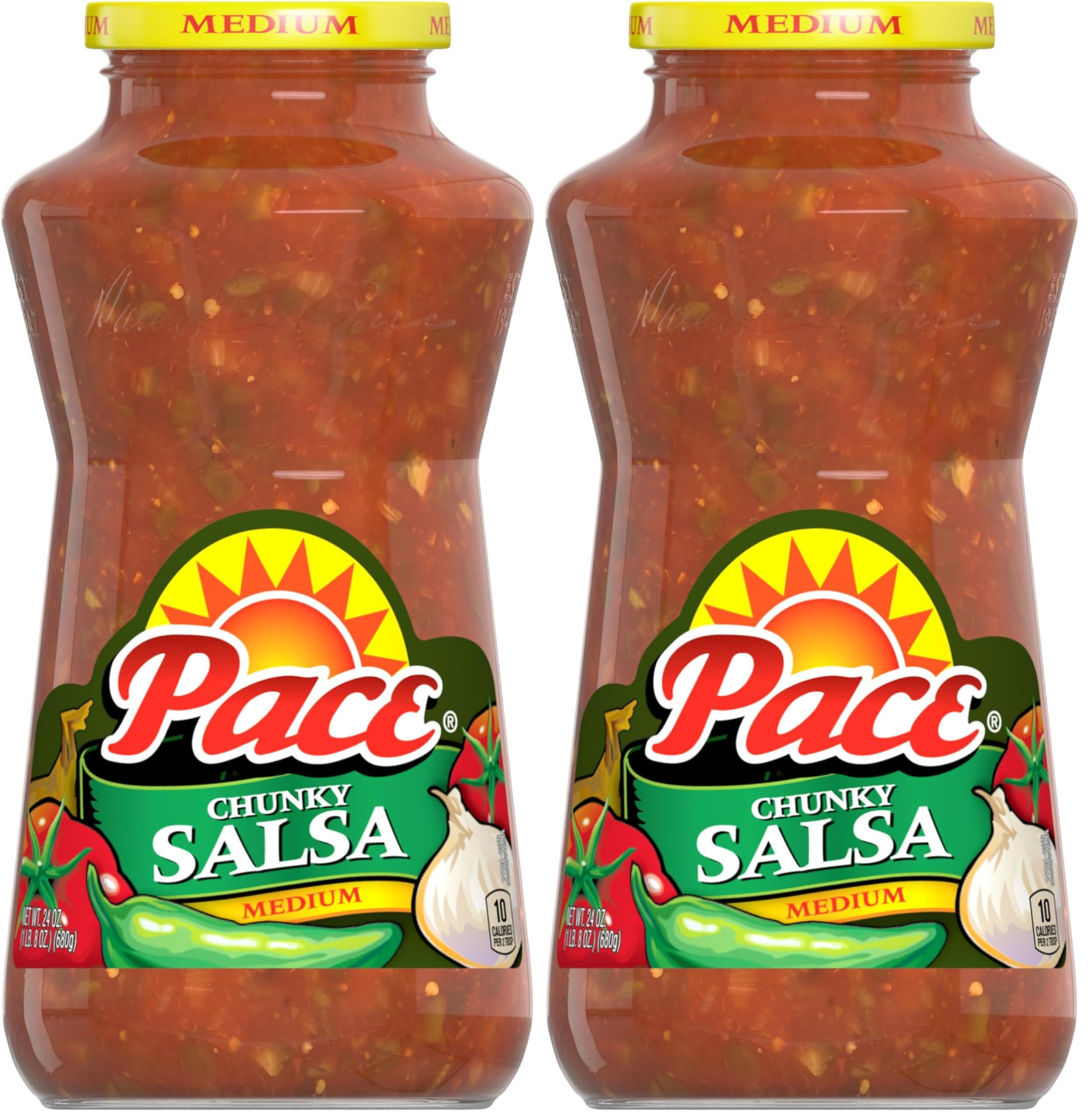 Chunky Medium Salsa, 24 oz Jar (Pack of 2)