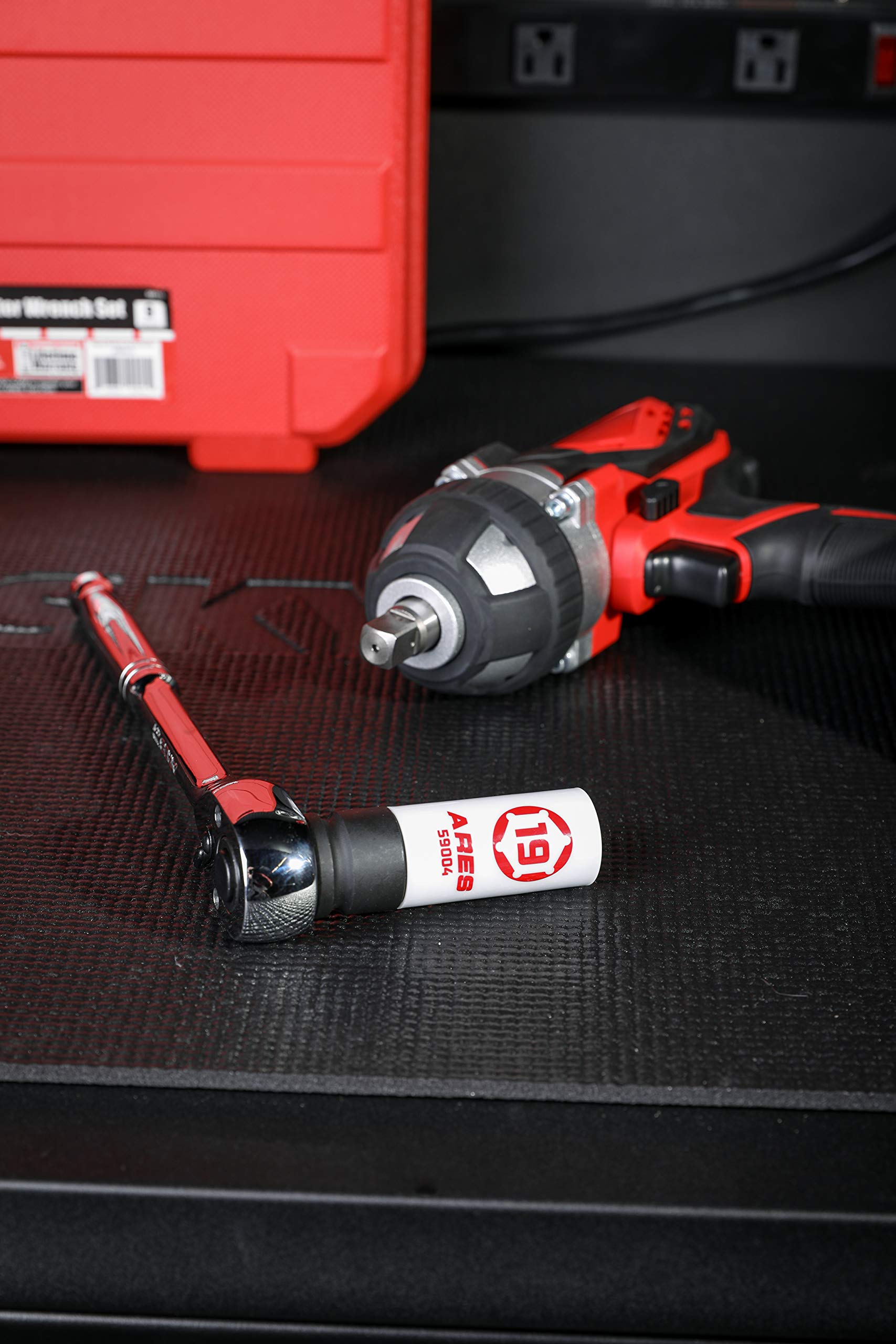 ARES 5900419mm 1/2Inch Drive NonMarring Impact Lug Nut Socket