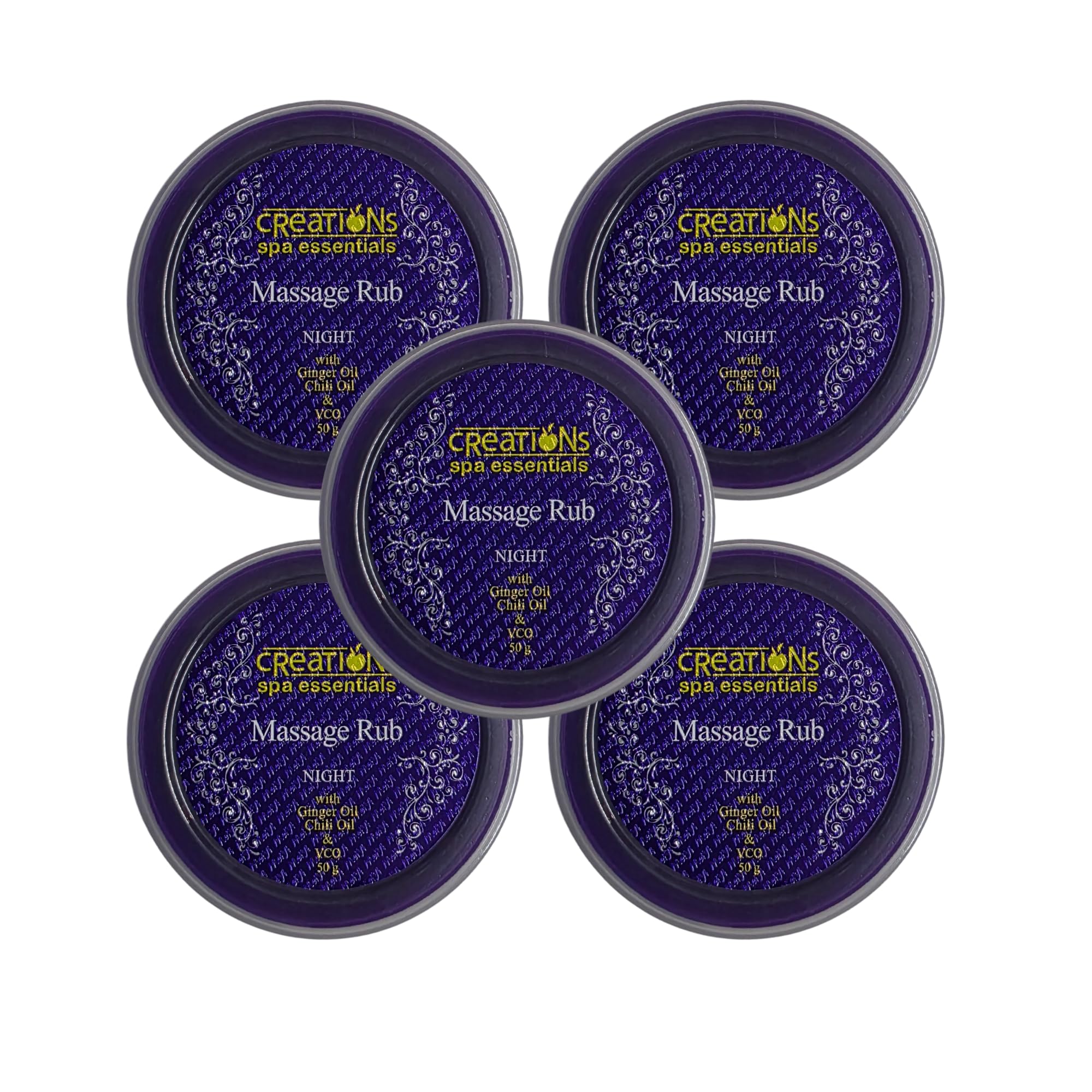Amazon.com: Creations Spa Essentials Massage Rub, Night, 50g 