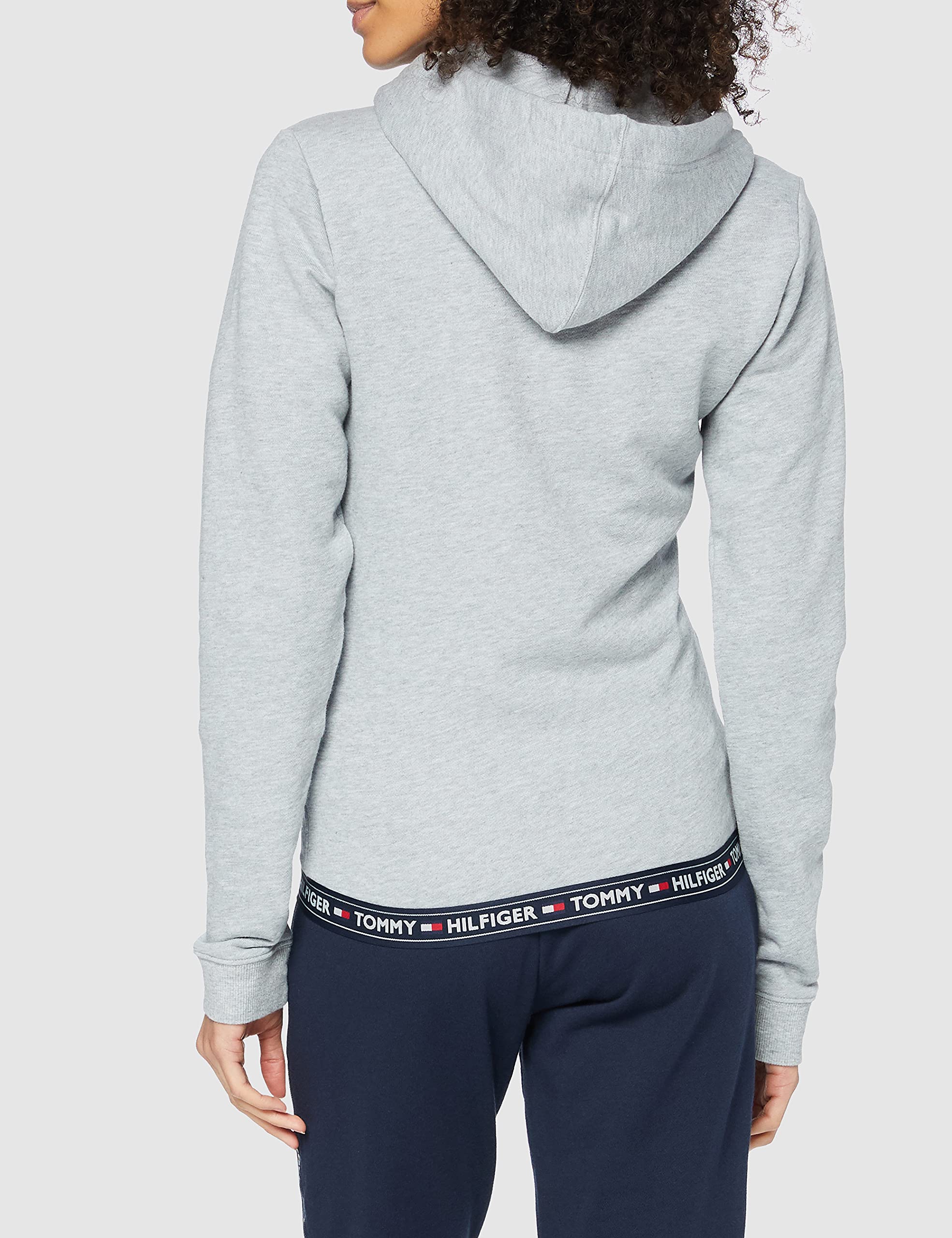 Tommy Hilfiger Damen Hoodie mit Reißverschluss Zipper