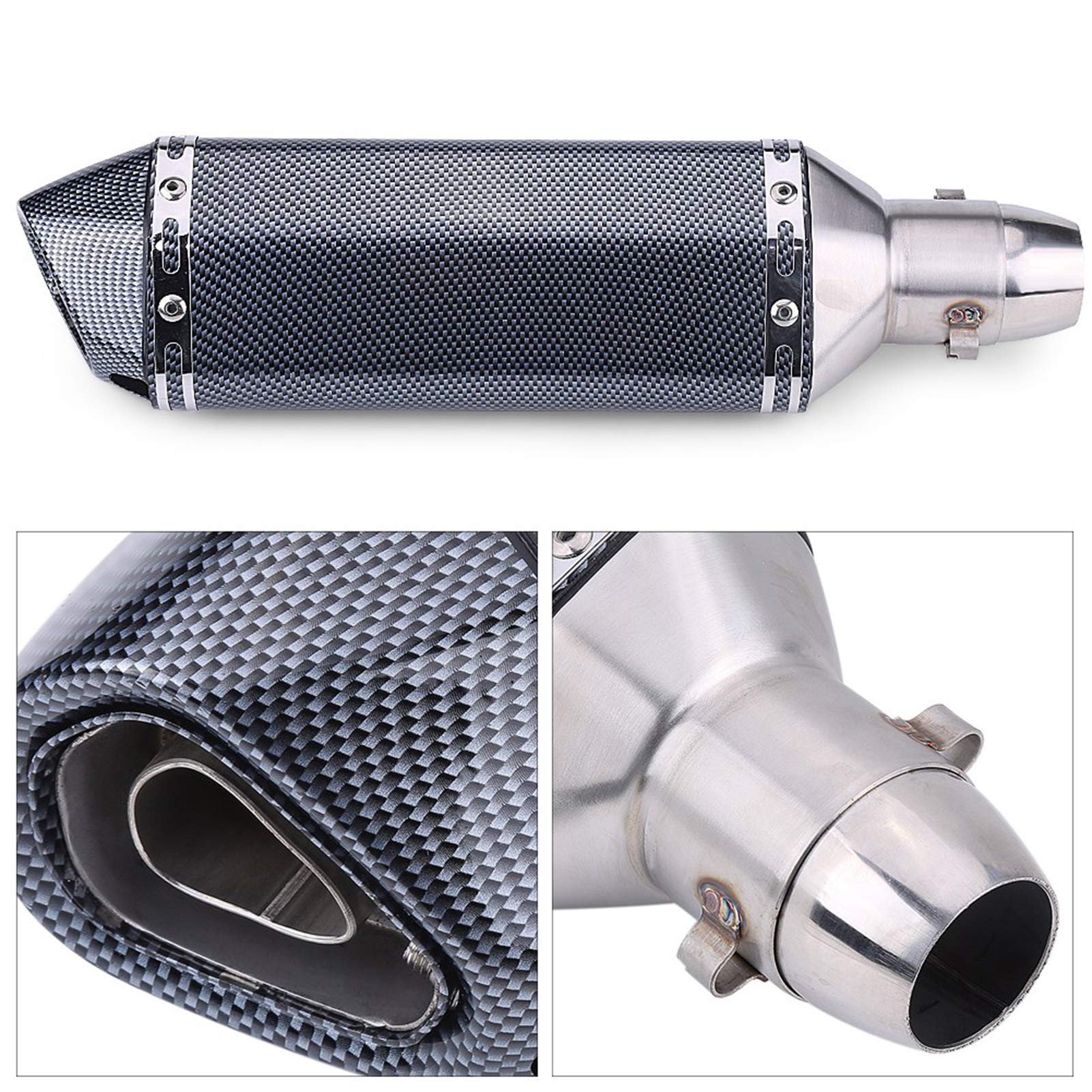 Silenciador de escape modificado para motocicleta todoterreno universal con DB Killer Style 1