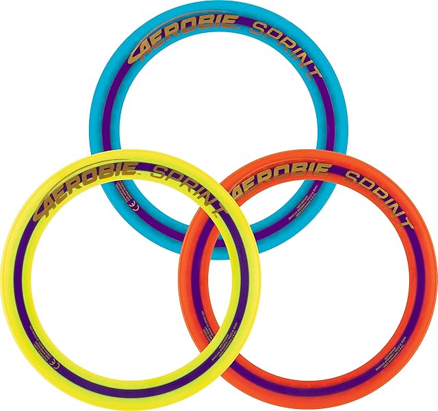 Aerobie Sprint Ring Outdoor Flying Disc - 25cm - Orange