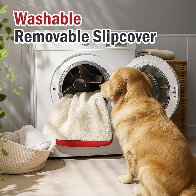 Cama Ortopédica para Perro Mediana con Espuma de Memoria y F miniatura 6