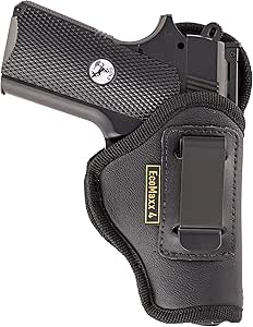Maxx Carry IWB Gun Holster - Soft Leatherette Inside Waistband Holster For Ruger LCP, Bodyguard 380 & More